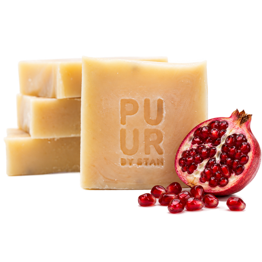 Granaatappel Body Bar, handgemaakte body bar van Puurbystan
