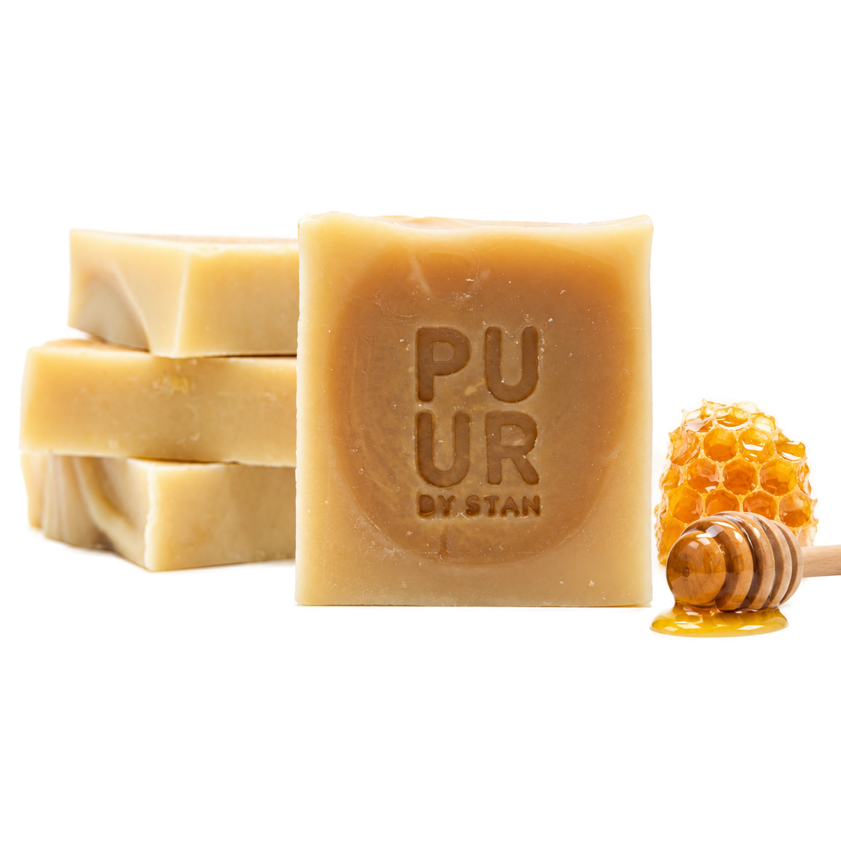 Honing en Geitenmelk Body Bar, handgemaakte body bar van Puurbystan