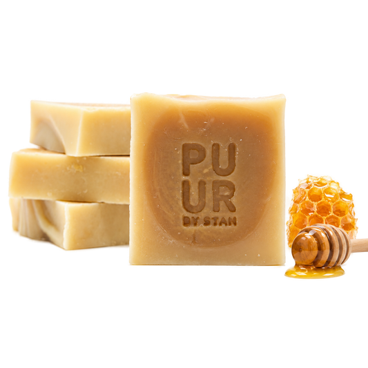 Honing en Geitenmelk Body Bar, handgemaakte body bar van Puurbystan