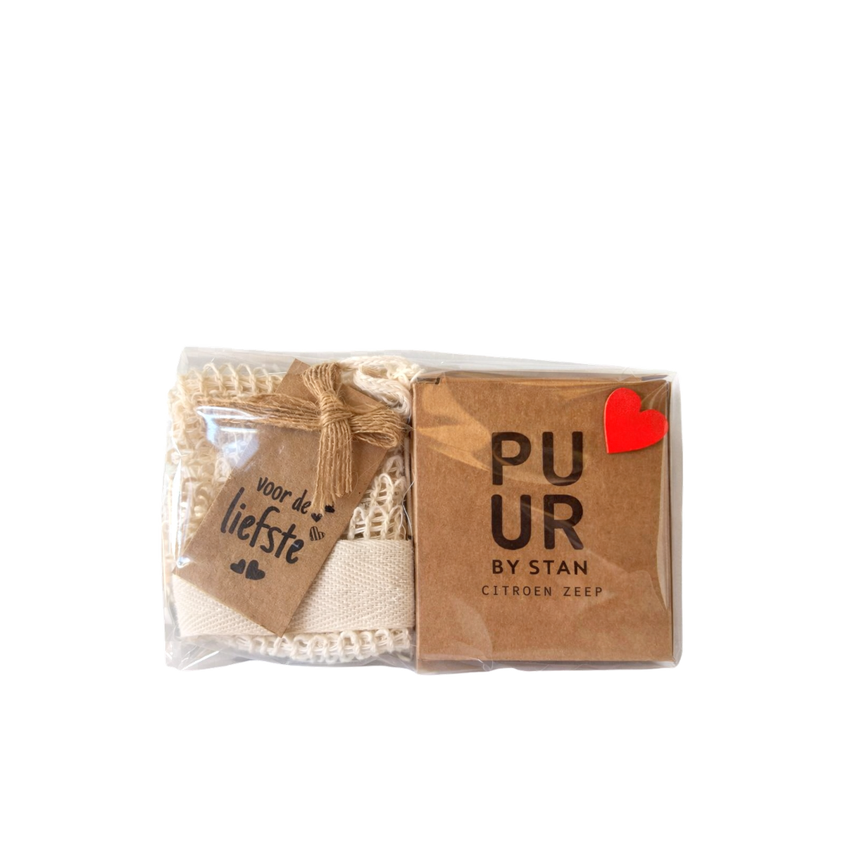 Puurbystan's Schuim & Scrub, cadeauset van Puurbystan