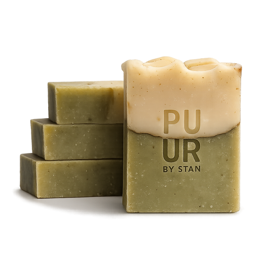 Tea Tree Body Bar, parfumvrije handgemaakte body bar van Puurbystan