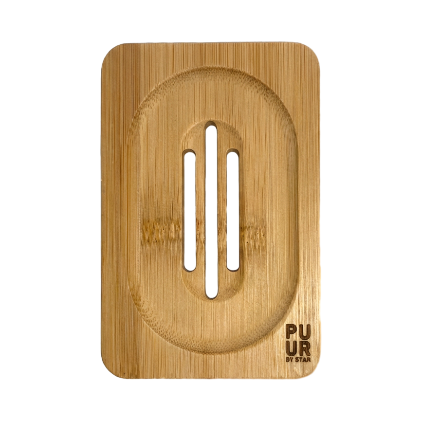 Zeep houder Hout, accessoire van Puurbystan