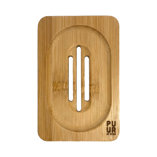 Zeep houder Hout, accessoire van Puurbystan